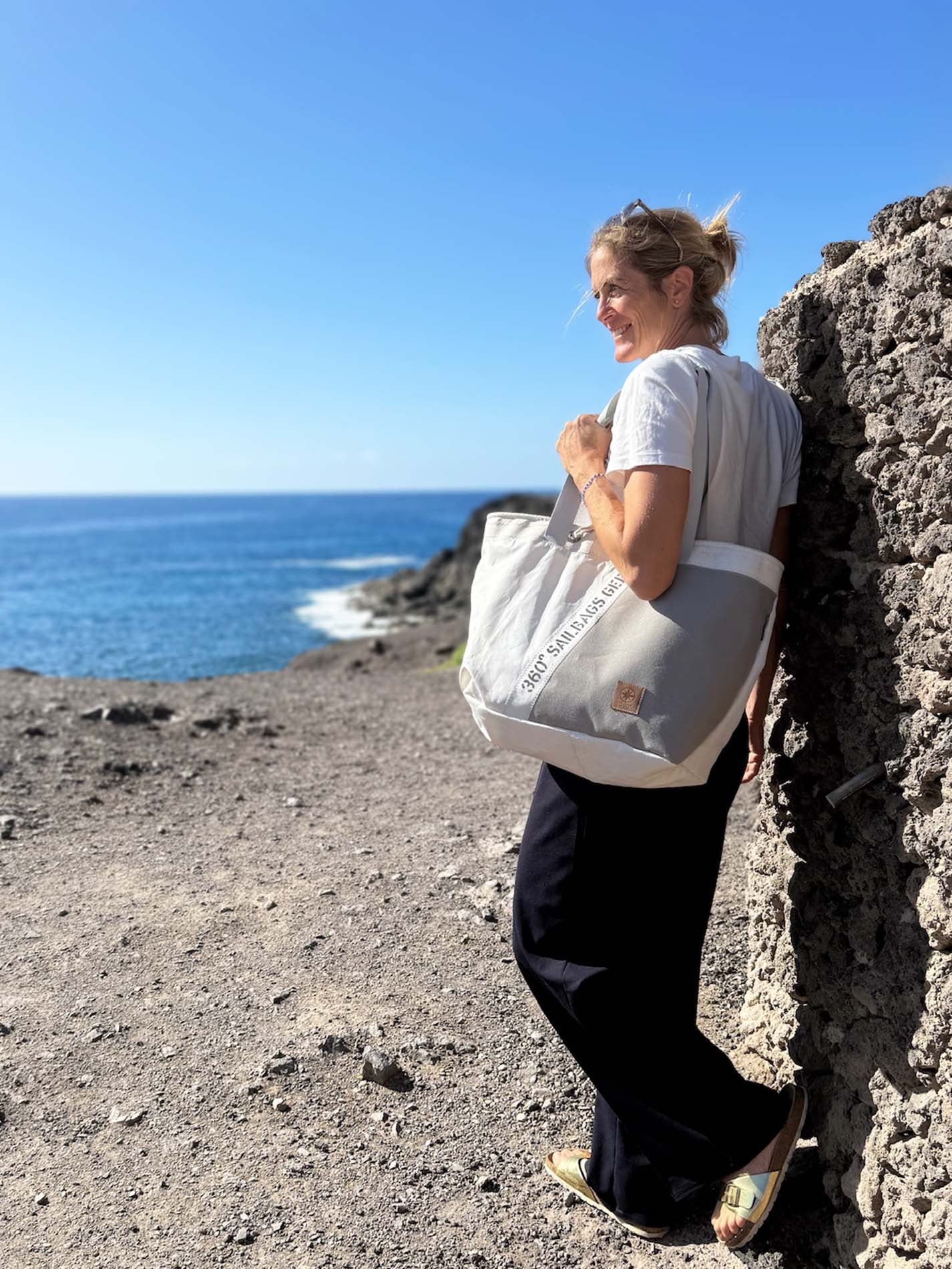 Watt STENCIL Kollektion - Strandtasche oder Einkaufstasche