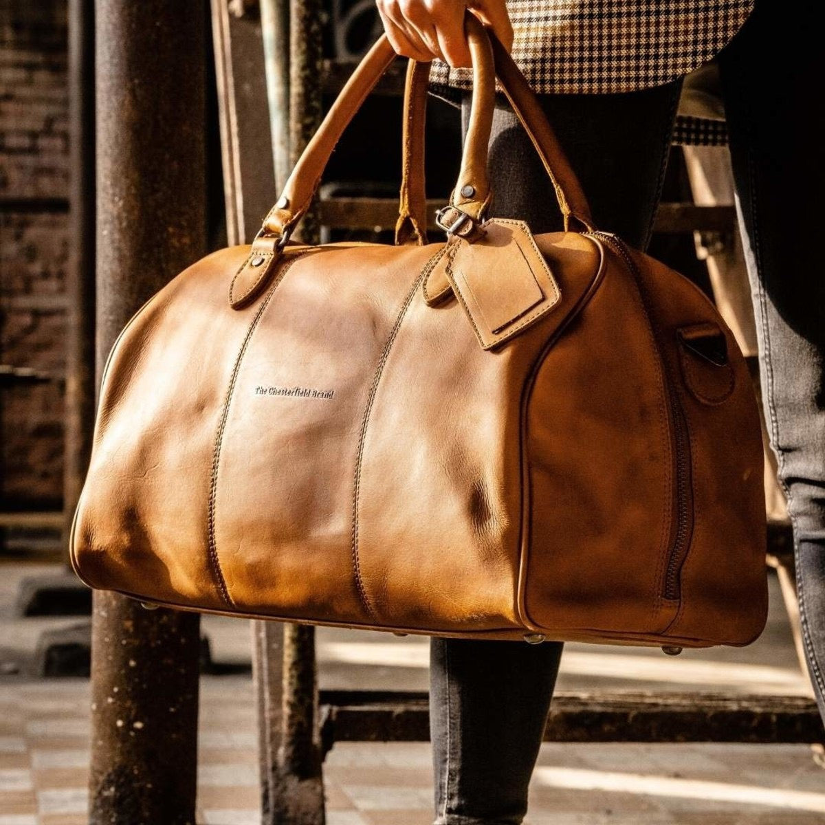 Leder Reisetasche Cognac Liam