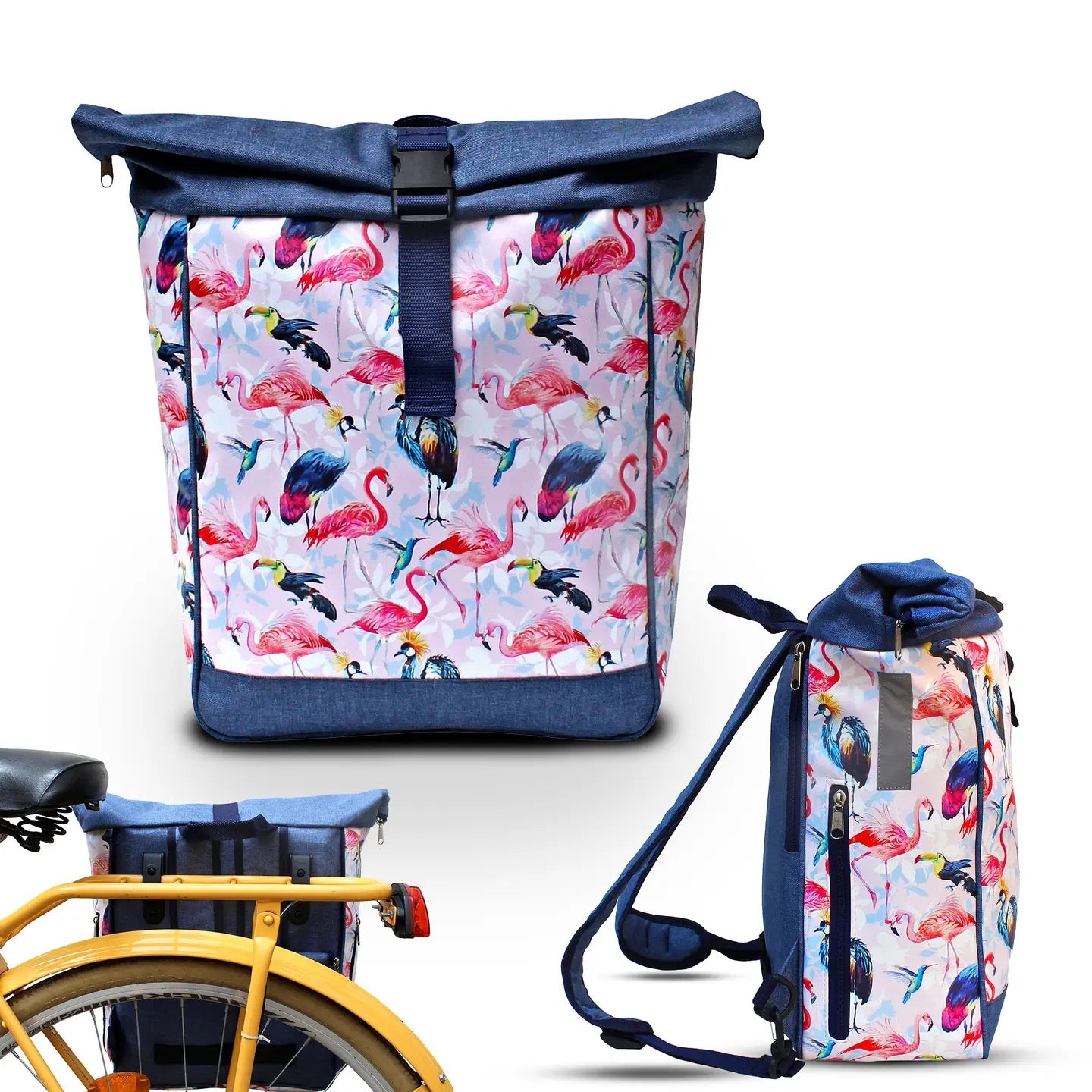 fahrradtaschen rucksack kombi Kombi Fahrradtasche/Rucksack Pajaros – HOLE-X