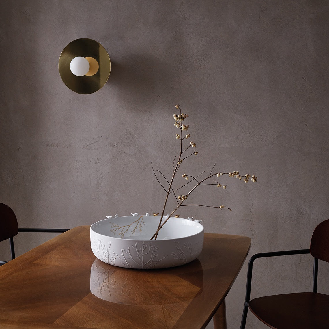 PORZELLANGESCHICHTEN "GROSSE VOGELSCHWARM SCHALE"