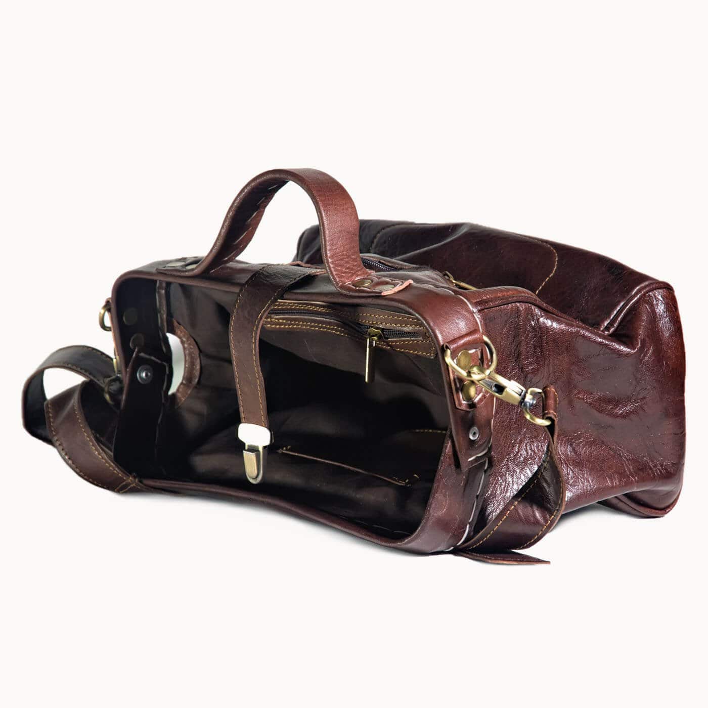 DOENYA Ledertasche 'Petit' die schönste Tasche aller Zeiten Arzttasche in Größe einer Handtasche - HOLE-X-WORLD