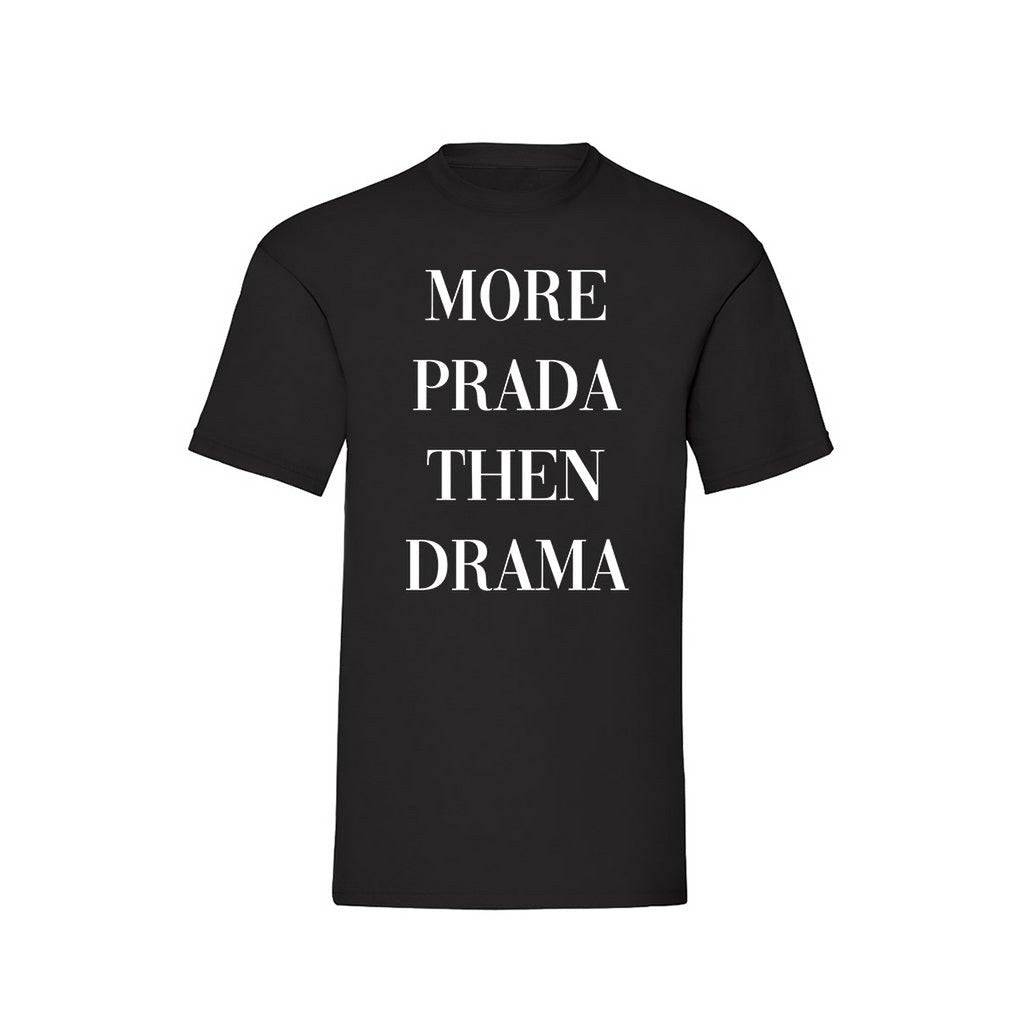 T-Shirt Weiß „More Than Drama“. - HOLE-X-WORLD