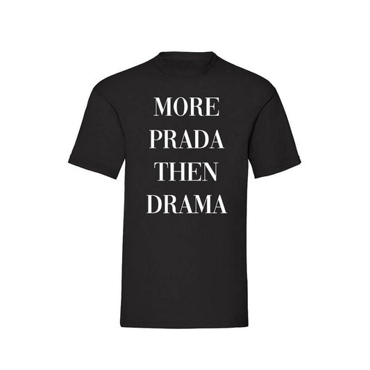 T-Shirt Weiß „More Than Drama“. - HOLE-X-WORLD