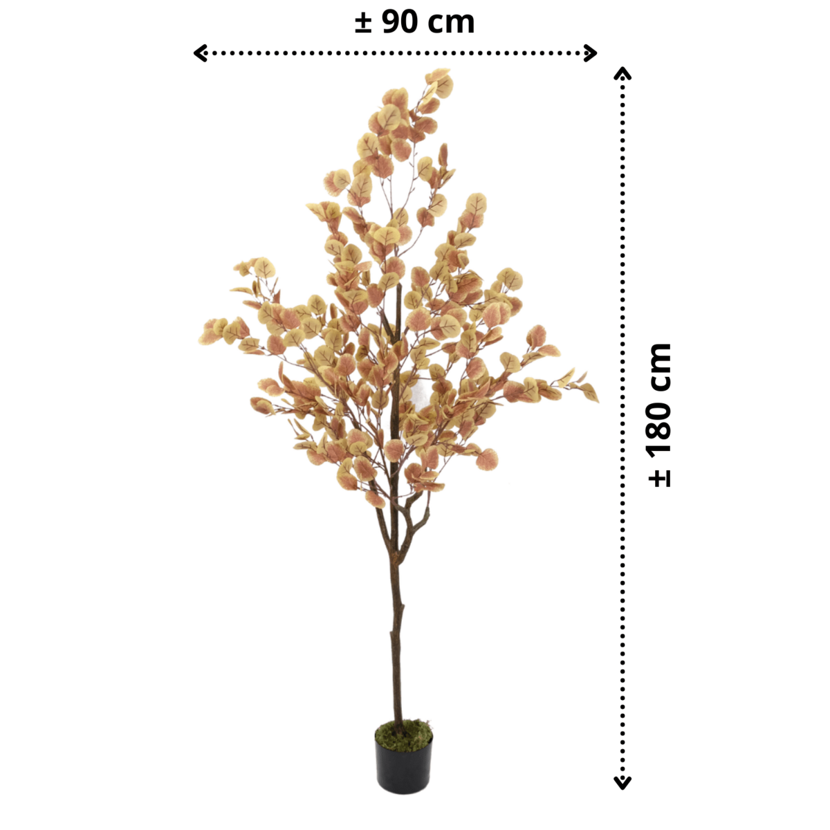 Künstlicher Eukalyptusbaum Rost 180cm