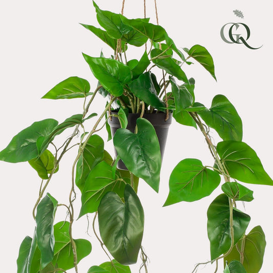 Kunstpflanze - Philodendron scandens - Climbing Tree Lover - 80 cm