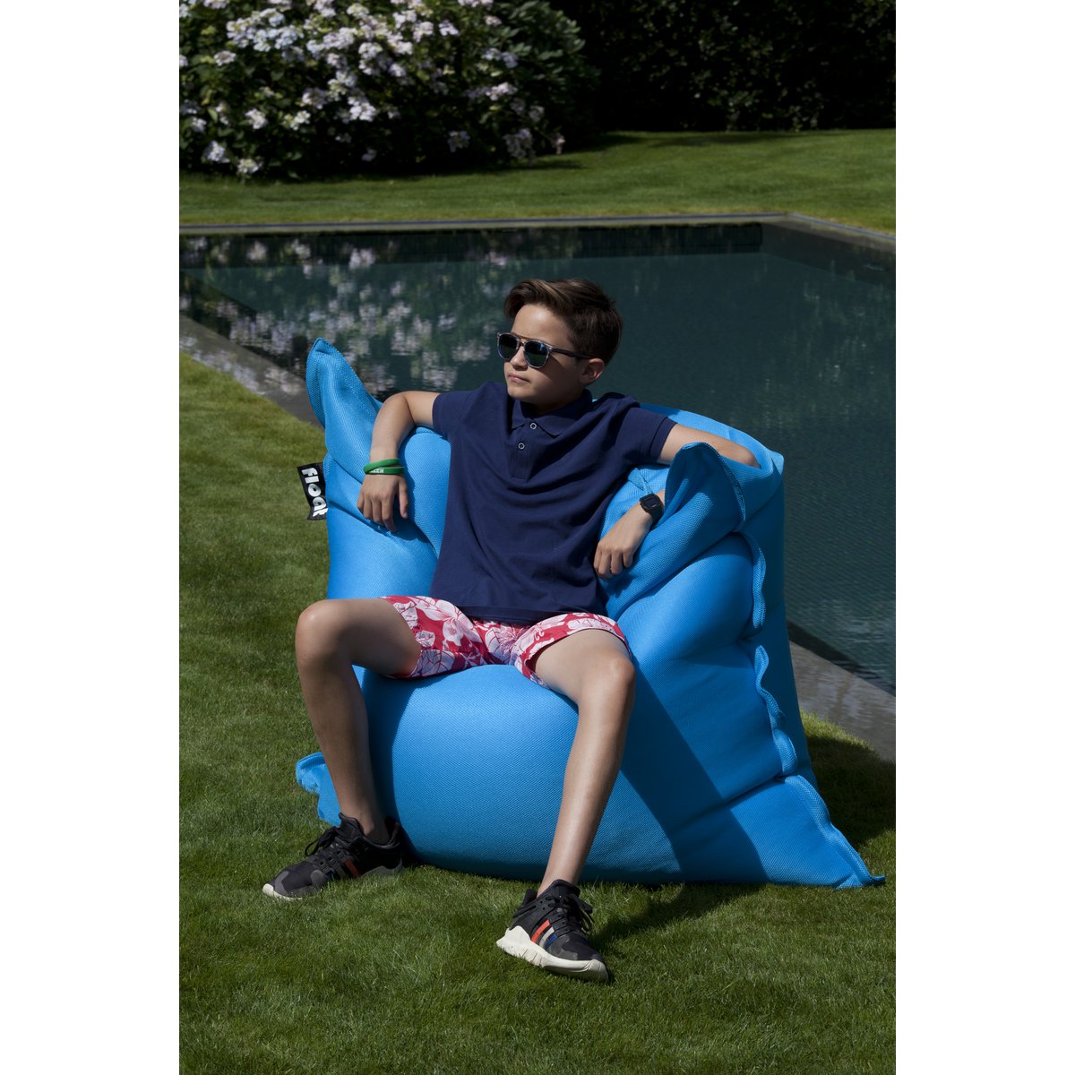 FLOAT BEAN BAG SCHWIMMBAD - türkis - HOLE-X-WORLD