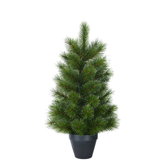 Glendon Künstlicher Weihnachtsbaum im Topf – H90 x Ø51 cm – Grün