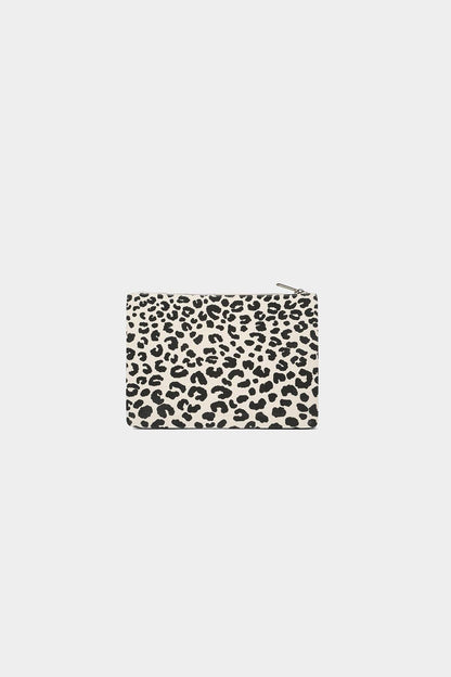Hindbag Ema Täschchen – Ecru Leopard Rückansicht