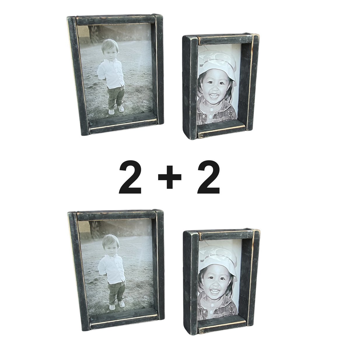 Home Deco Black Berlin Deep Fotoset 2x Set