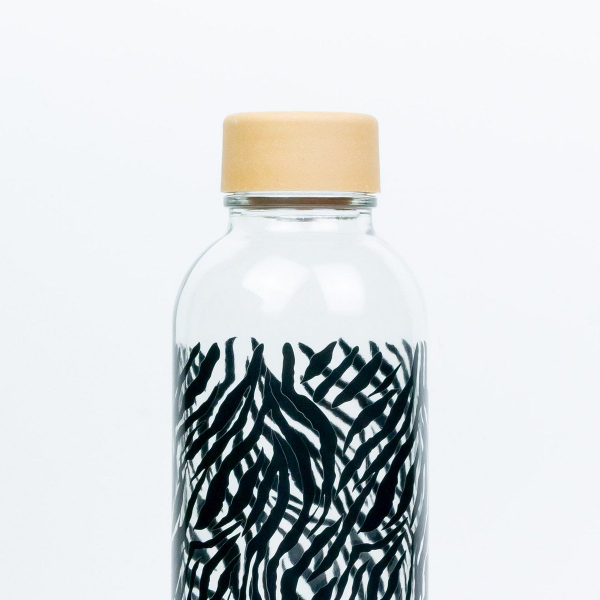 CARRY Bottle STRIPES OF NATURE 0,7 l Glasflasche - spiegelt die chaotische Struktur der Natur wieder