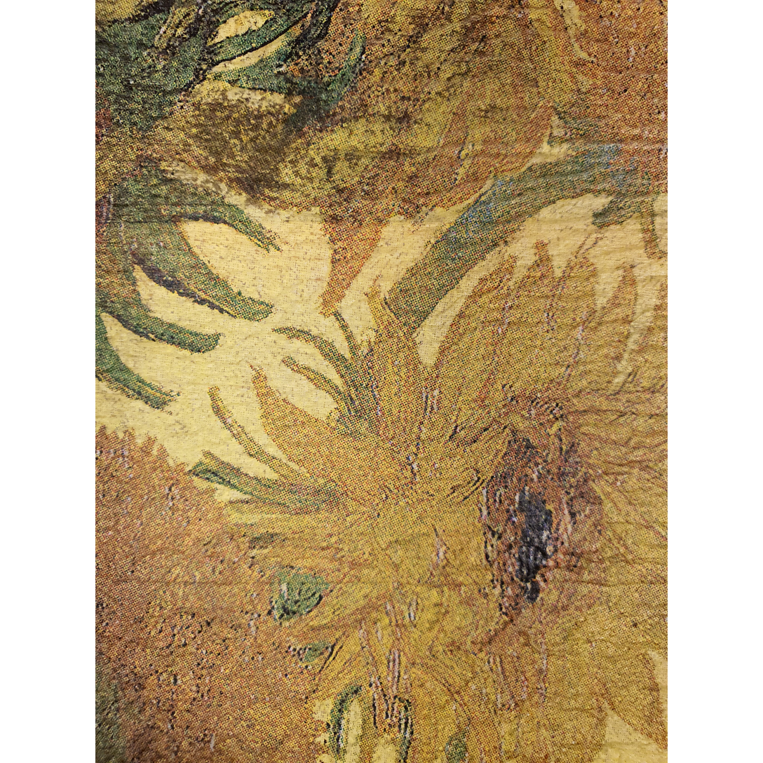 Holzfliese - holländisches Design - Van-Gogh - Sonnenblume