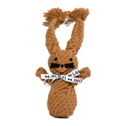 Heinrich Hase Rope Toy - Dog Light Brown 11x6x21 cm