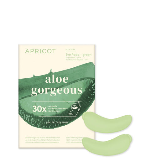 Limited Edition – APRICOT Augenpads Aloe Vera „Aloe gorgeous“ – 30 Behandlungen - HOLE-X-WORLD