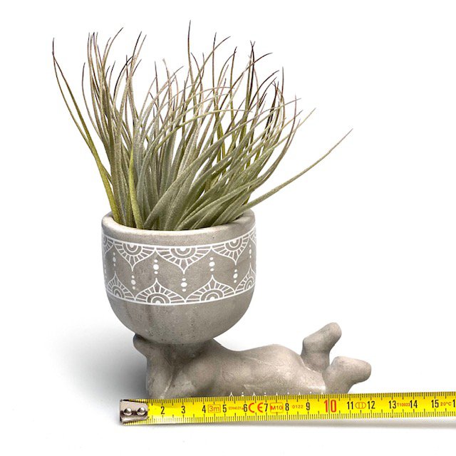 Fauler Airplant-Mann (grau) - HOLE-X-WORLD