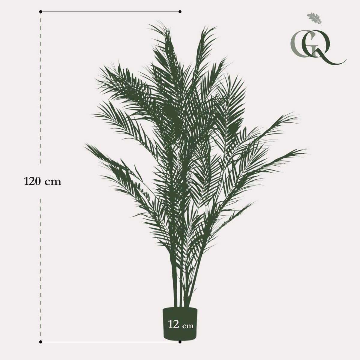 Künstliche Pflanze - Chamaedorea Elegans - Bergpalme - 120 cm