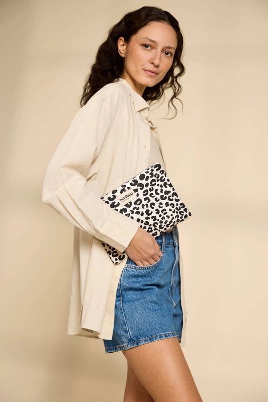Hindbag Ema Täschchen – Ecru Leopard