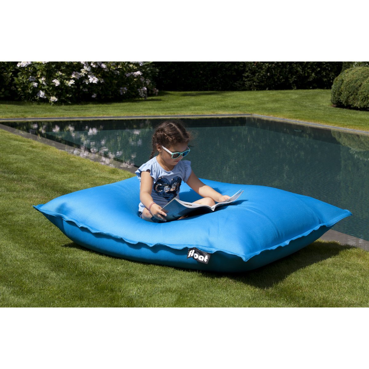 FLOAT BEAN BAG SCHWIMMBAD - türkis - HOLE-X-WORLD