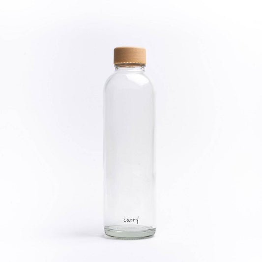 CARRY Bottle PURE 0,7 l Glasflasche - Manchmal ist weniger mehr - HOLE-X-WORLD