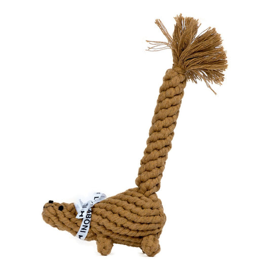 Eddie Eichhorn Rope Toy - Dog Light Brown 13x6x24 cm