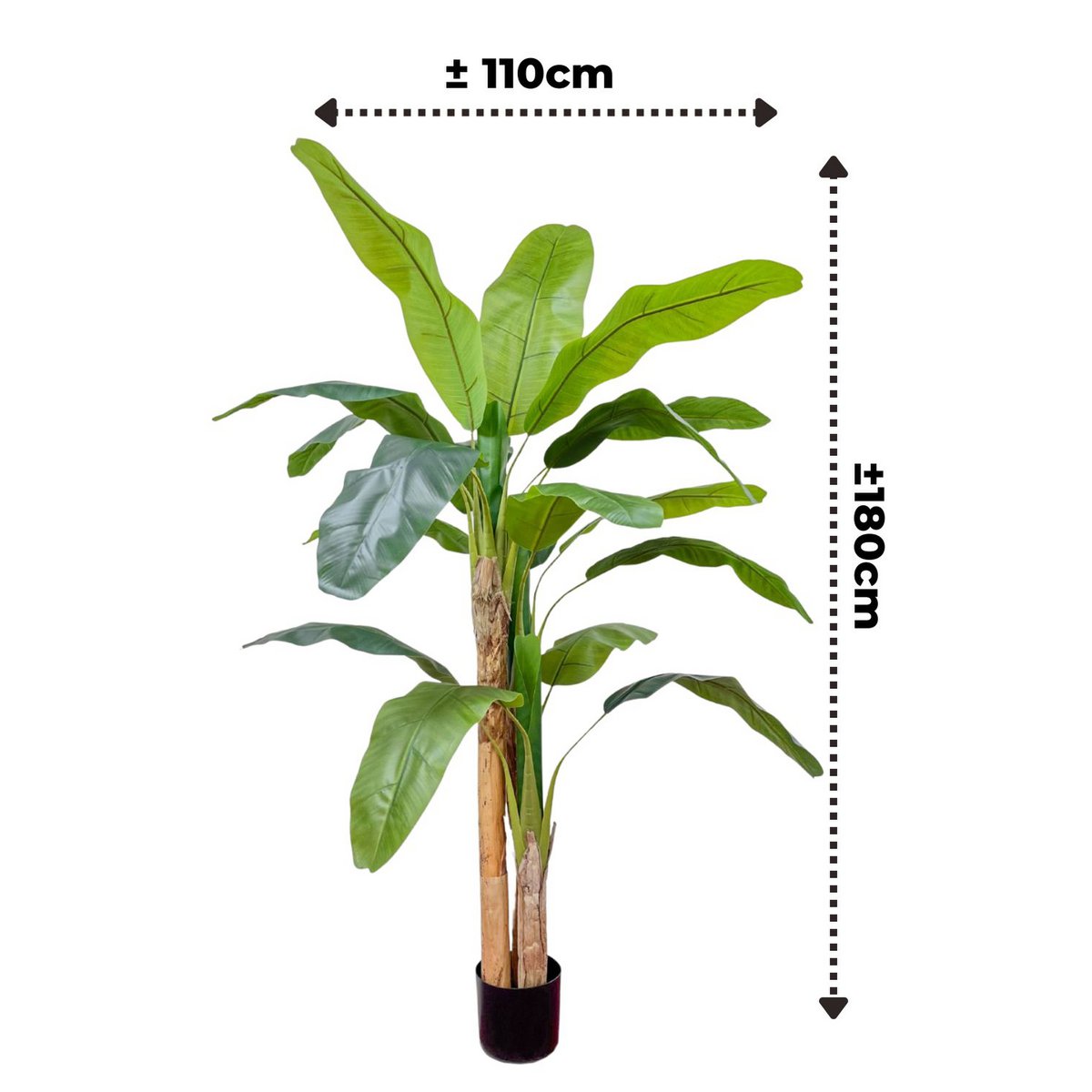 Künstliche Bananenpflanze 180 cm