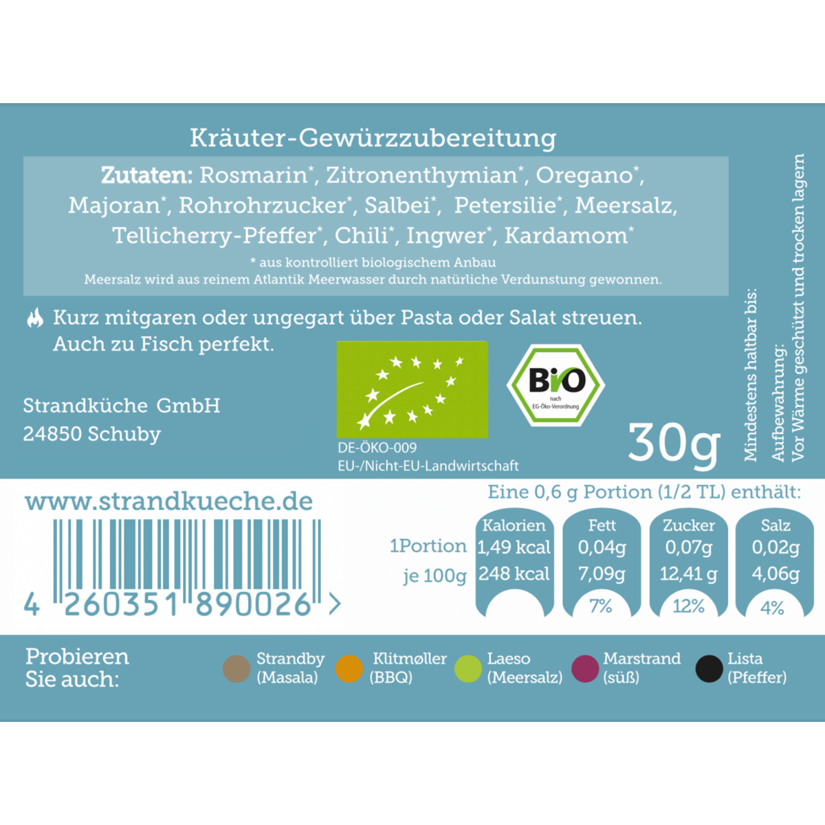 Reise-Gewürzset Basis mit 3 Gewürzmischungen - Das Basis-Set für deine Küche! 🍽️ - HOLE-X-WORLD