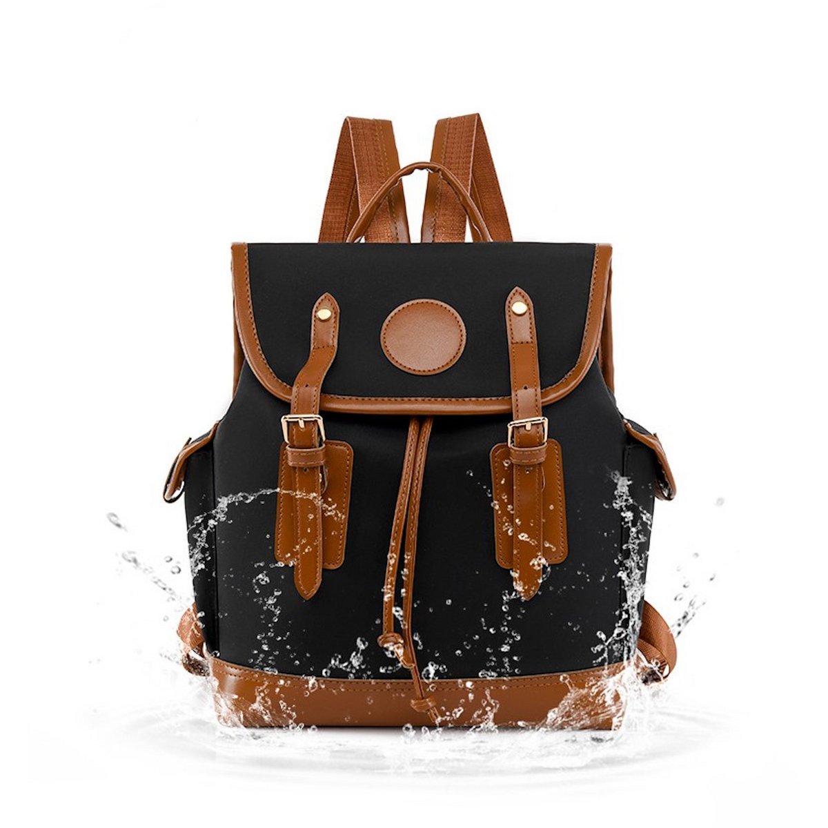 AnBeck ´Carry Your Style‘ Rucksack - in schwarz oder weiß - wasserbeständig - HOLE-X-WORLD