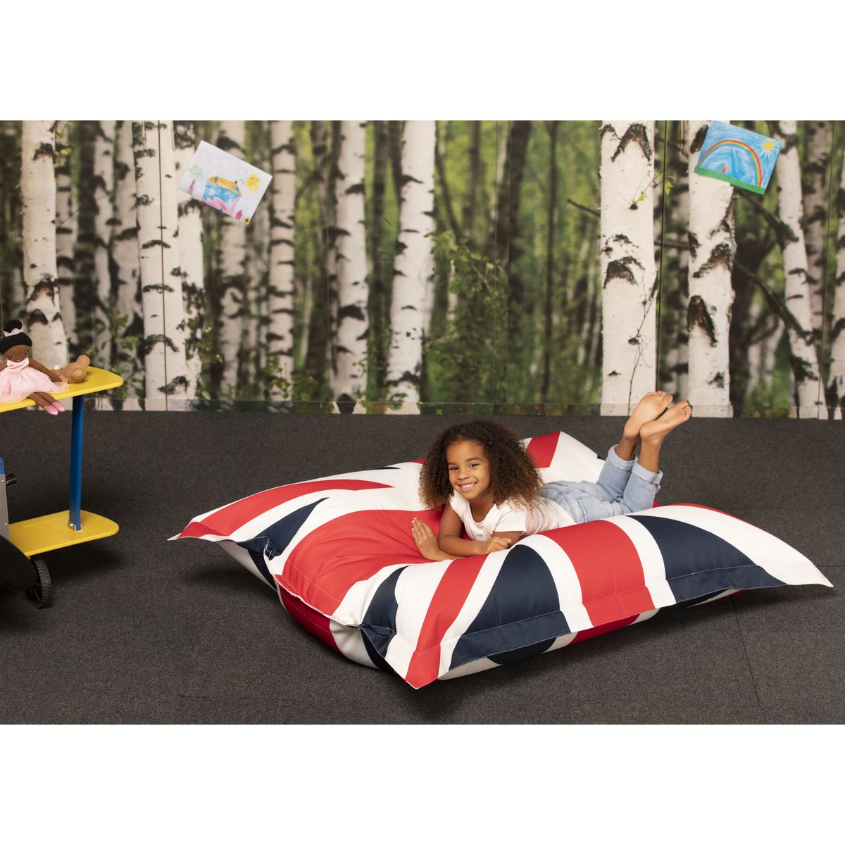 BEANBAG-AUFDRUCK - BRITISCHE FLAGGE - HOLE-X-WORLD