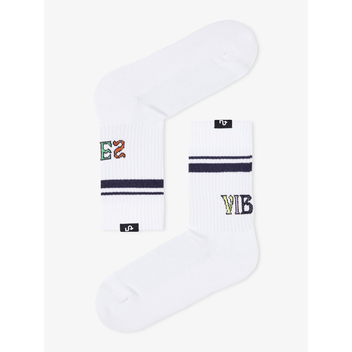 2 Paar Bio Socken Vibes - 2-Pack Tennissocken