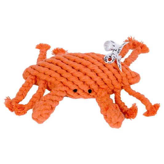 Kristof Krabbe Rope Toy - Dog Orange 15x12x5 cm