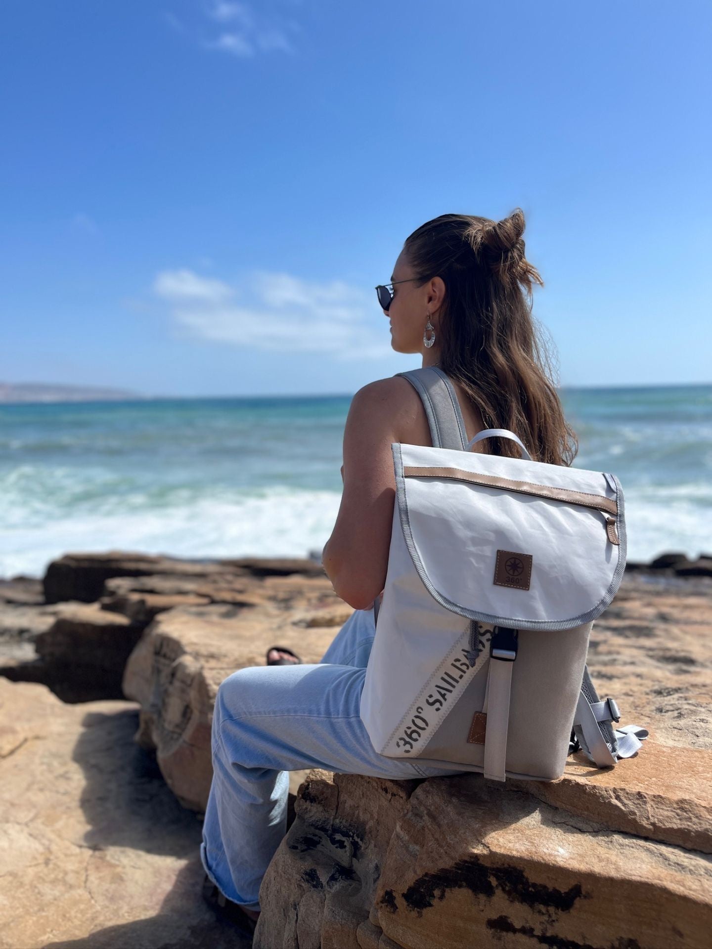 Rucksack "Landgang Mini" mit Stencil Aufdruck