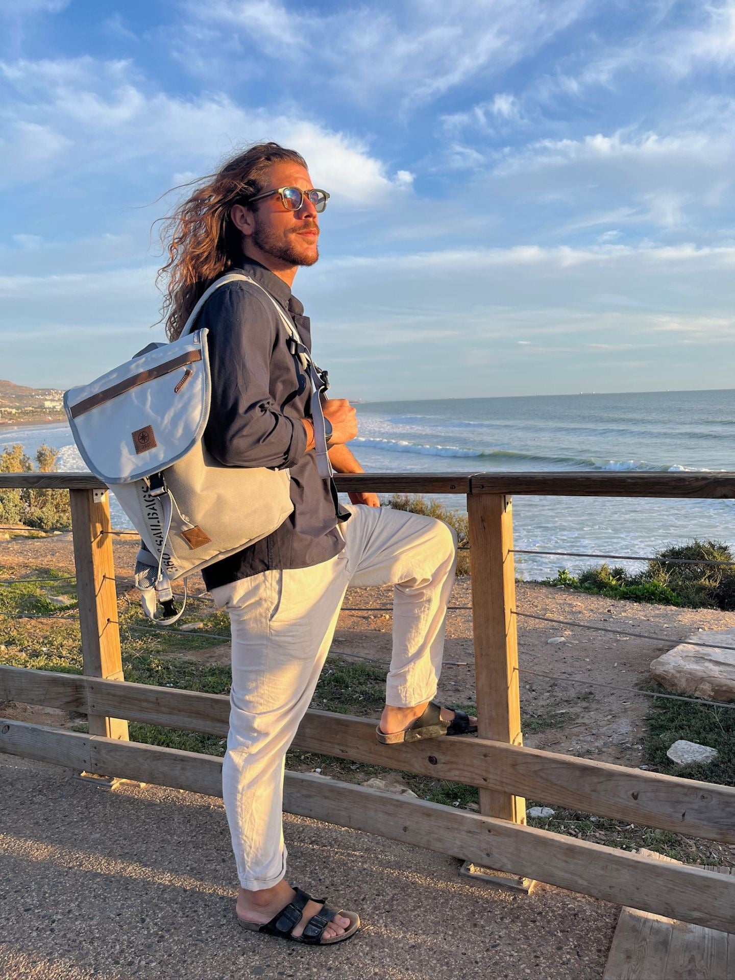 Rucksack "Landgang Mini" mit Stencil Aufdruck