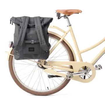 City Bikepack XL V3 - Fahrradtasche und Rucksack - am Fahrrad montiert - HOLE-X