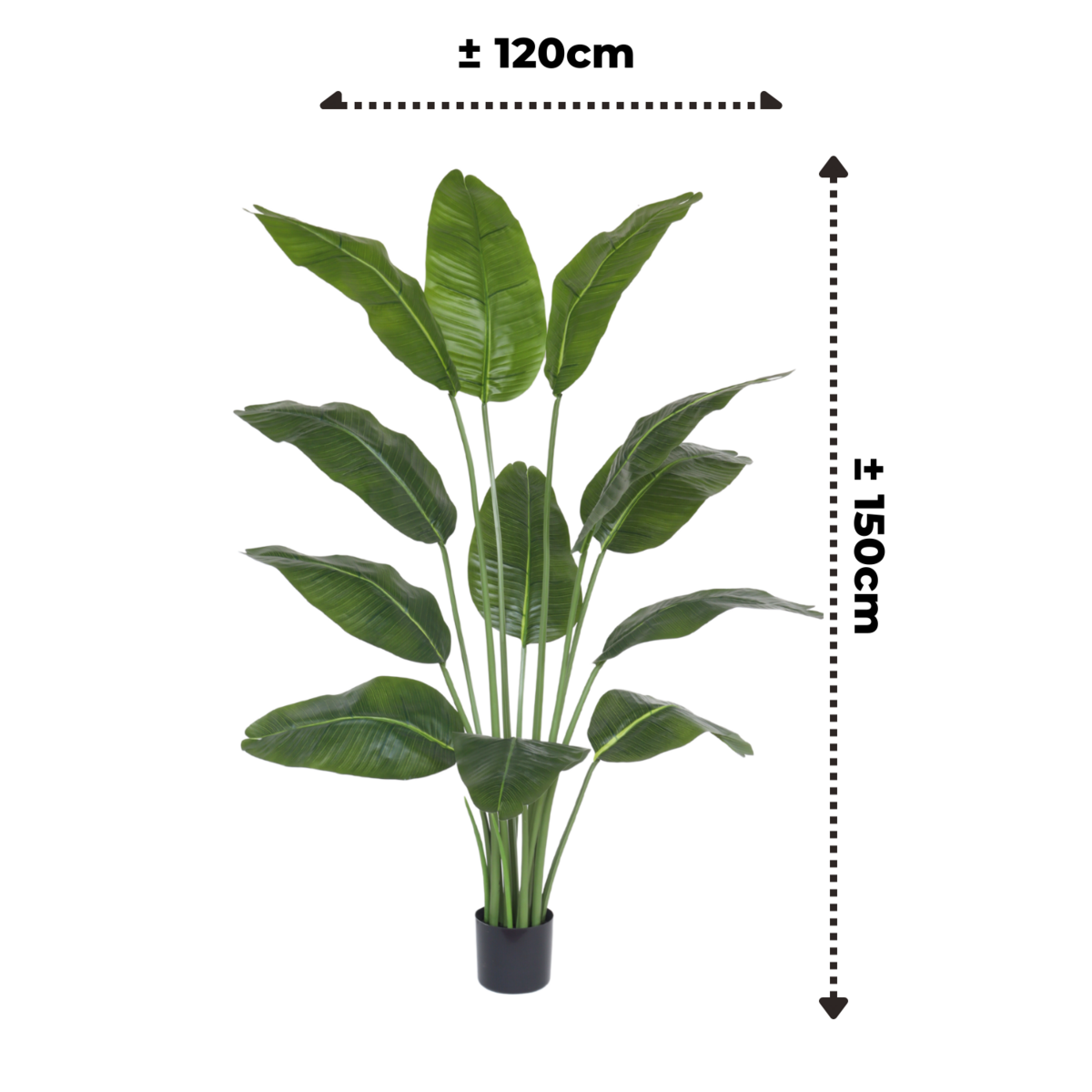 Kunst Bananenplant 150cm