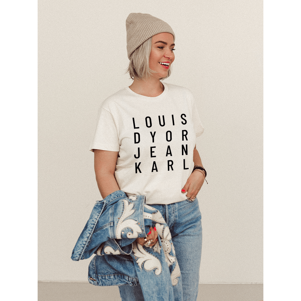 Louis Schwarzes T-Shirt - HOLE-X-WORLD