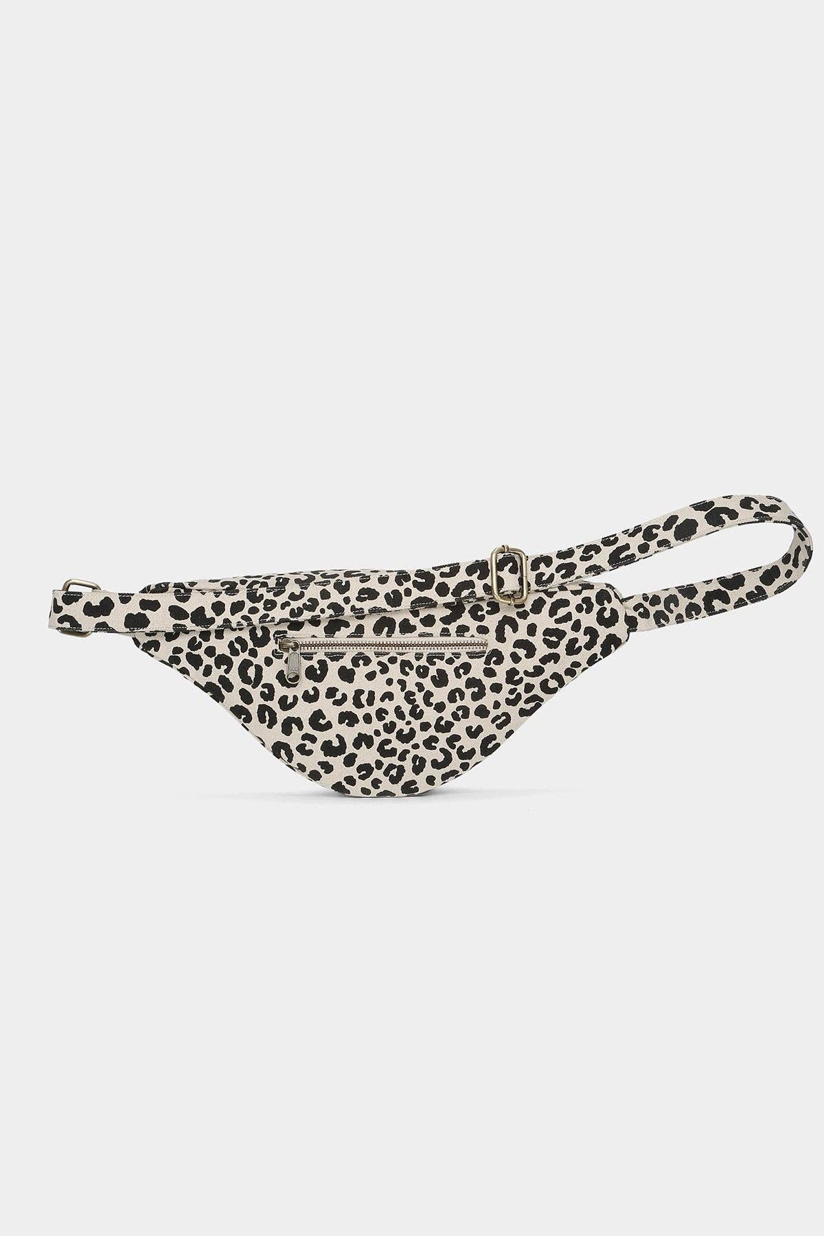 Hindbag Sasha Leopard Ecru Bauchtasche - Rückansicht