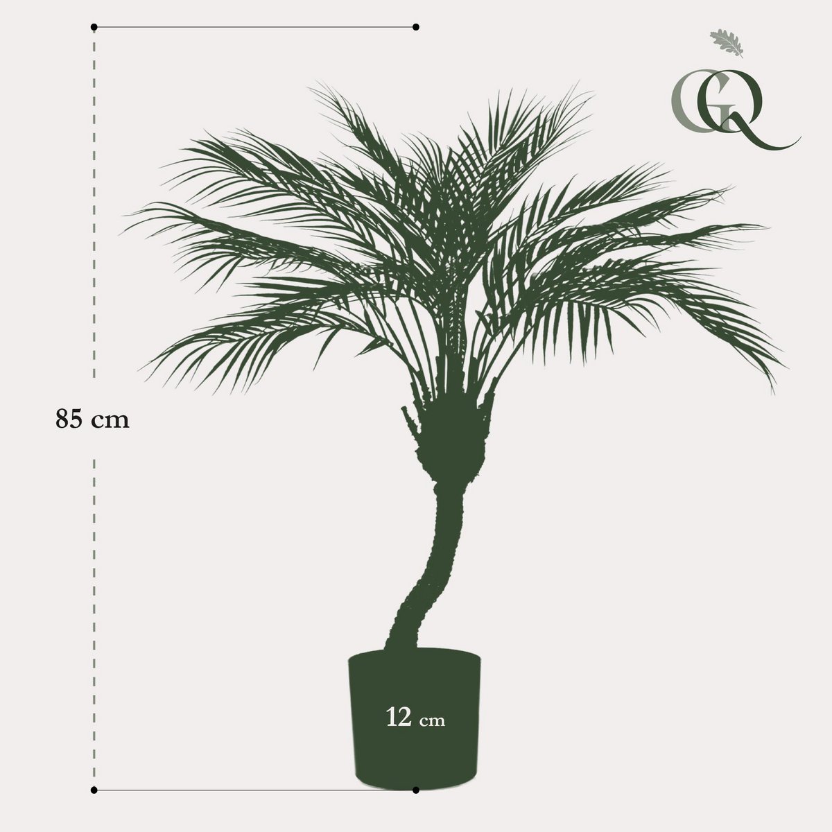 Künstliche Pflanze - Chamaedorea - Bergpalme - 85 cm