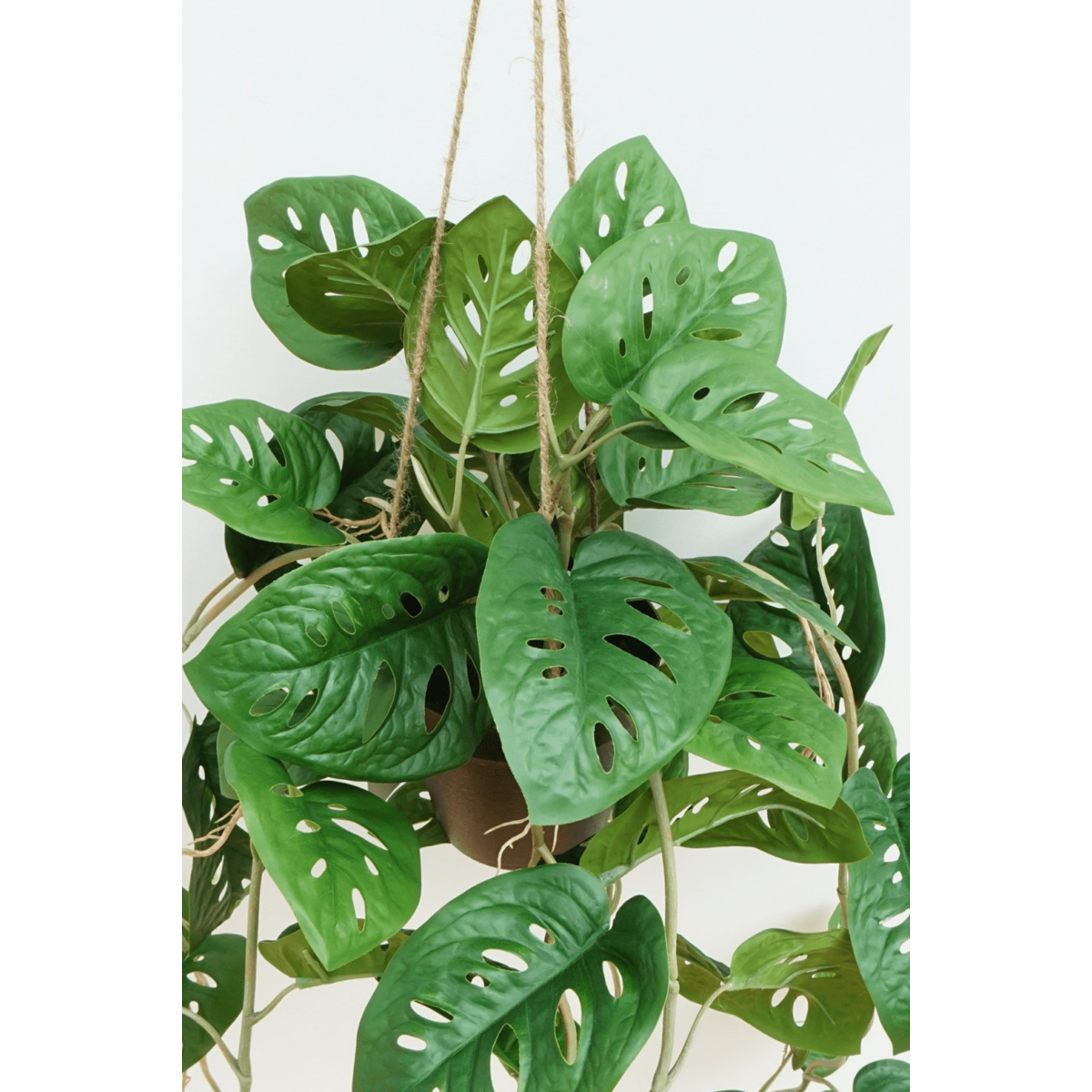 Künstliche Hängepflanze Monstera Monkey Bush, 95 cm