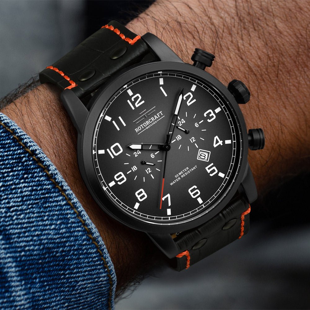 ROTORCRAFT UHR® Base RC1302 Dual Time Limited Edition - HOLE-X-WORLD