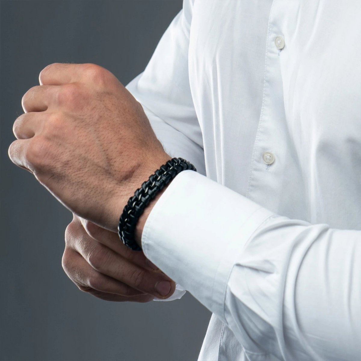 Lederarmband "Joy" entdecke das optimale Armband für Deinen Style - SILBER