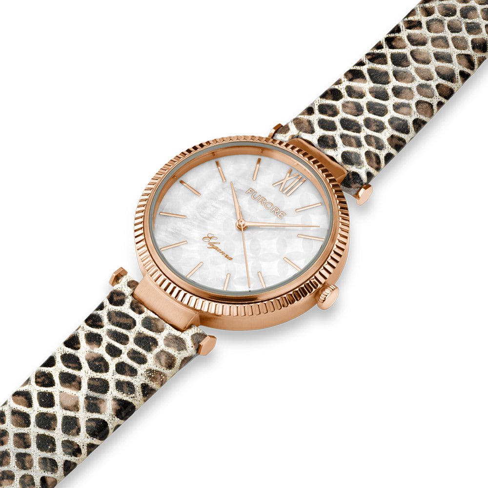 Eleganza Uhr Rosegold Farbe