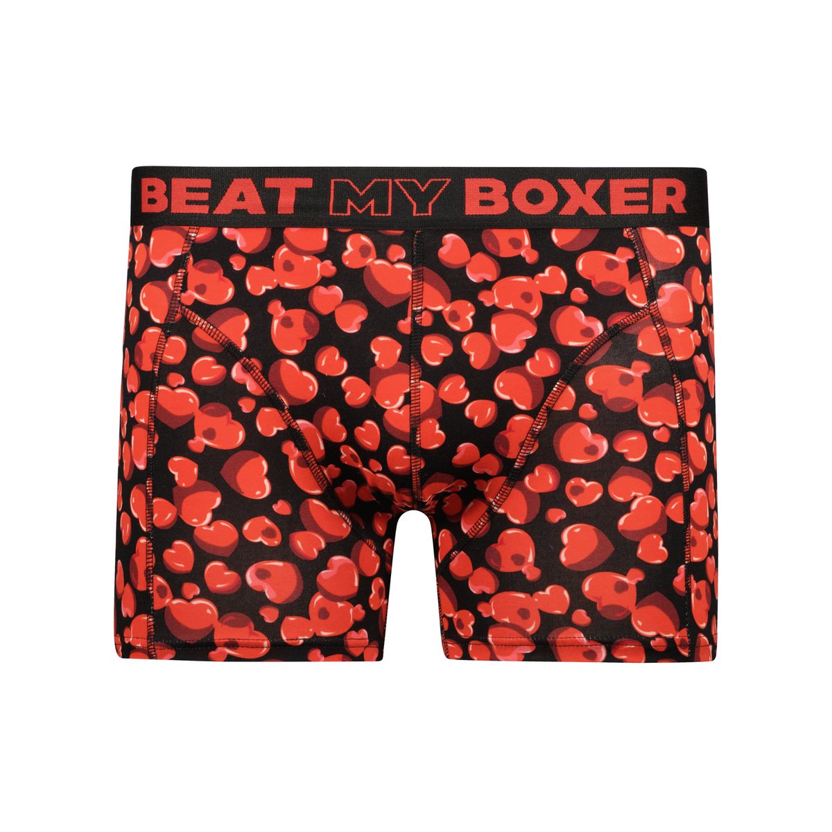 HEARTS | Herren-Boxershorts | Beat My Boxer - HOLE-X-WORLD