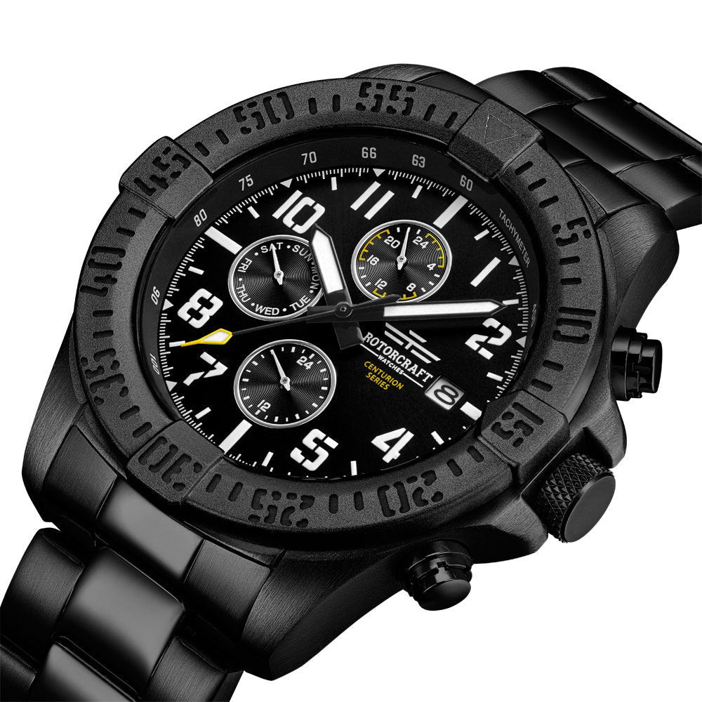 ROTORCRAFT UHR® Centurion RC1104 Dualzeit - HOLE-X-WORLD