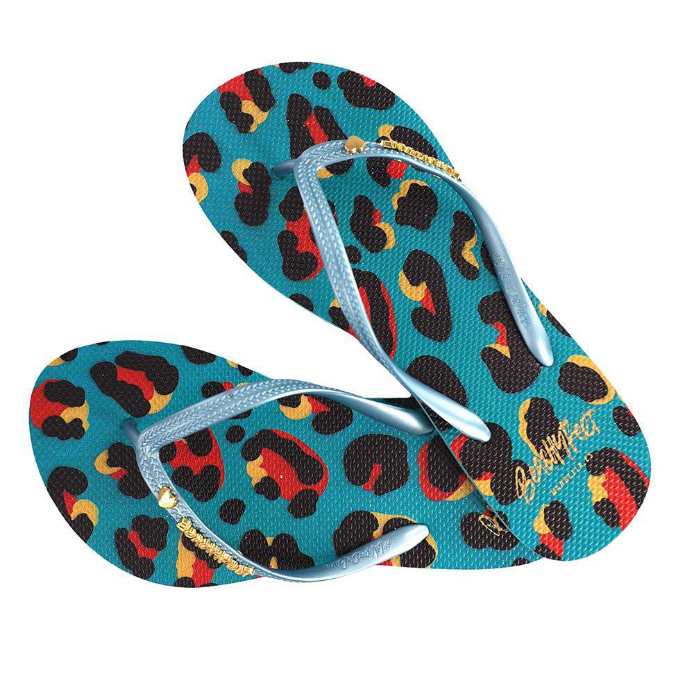 BeachyFeet - Retro Leopardo - HOLE-X-WORLD