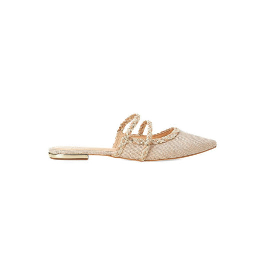 Mangará Amburana Damen Pantoletten Beige – Nachhaltig