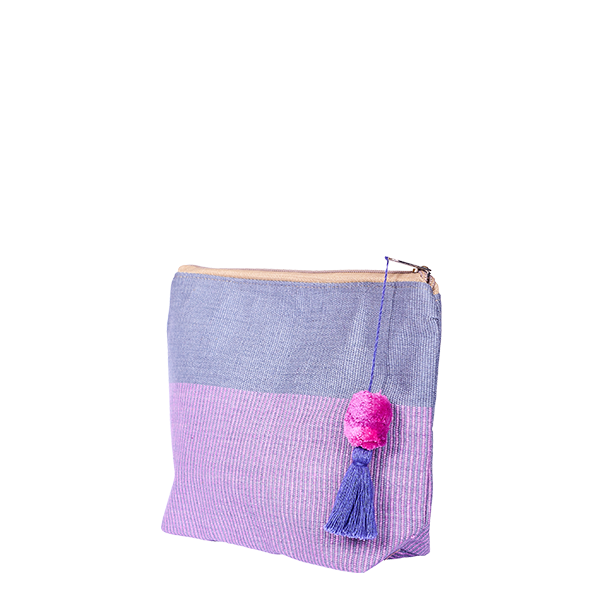 POM POM KOSMETIKTASCHE | ROSA