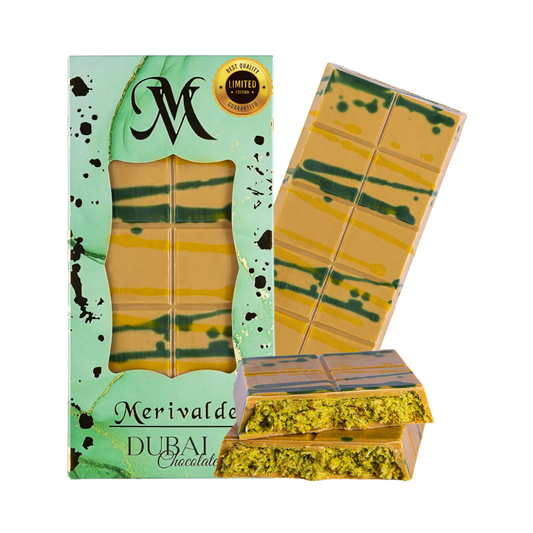 Merivalde Premium Dubai Schokolade - Limited Gold Edition - 200g