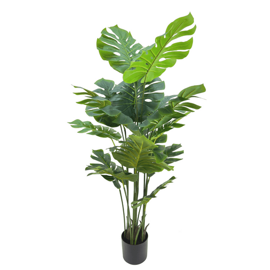 Künstliche Monstera-Pflanze, 145 cm - HOLE-X-WORLD