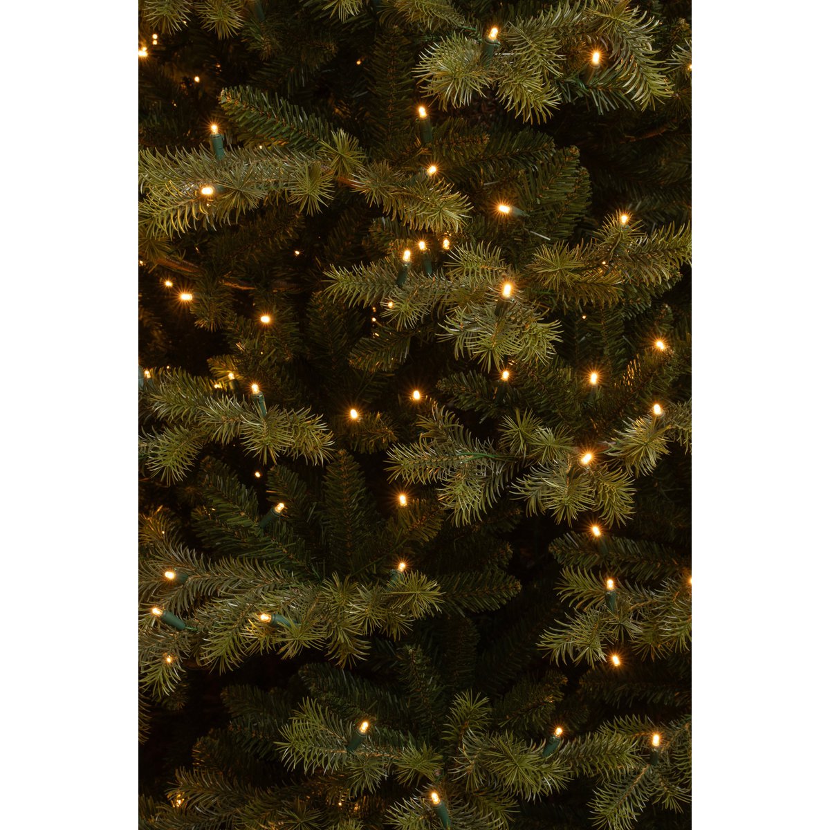 Clive Künstlicher Weihnachtsbaum mit LED-Beleuchtung – H215 x Ø142 cm – Grün - HOLE-X-WORLD