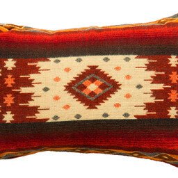 Kissen 40x60cm – Native Quilotoa Red – inklusive Entenfeder-Innenkissen