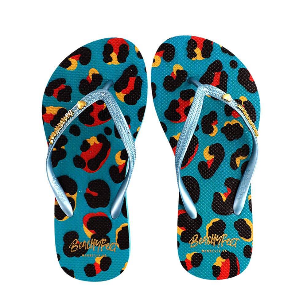 BeachyFeet - Retro Leopardo - HOLE-X-WORLD